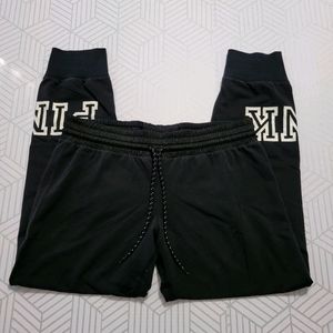 Victoria's Secret • Black Joggers w/PINK Logo